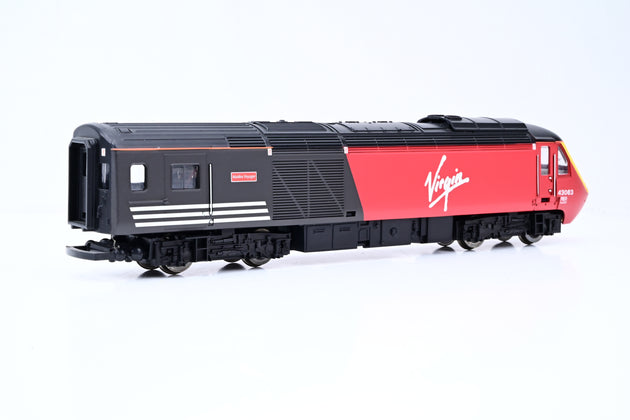 Hornby OO Gauge R2045 Virgin Black & Red Class 43 HST 4-Car Train Pack - Unboxed