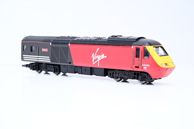 Hornby OO Gauge R2045 Virgin Black & Red Class 43 HST 4-Car Train Pack - Unboxed