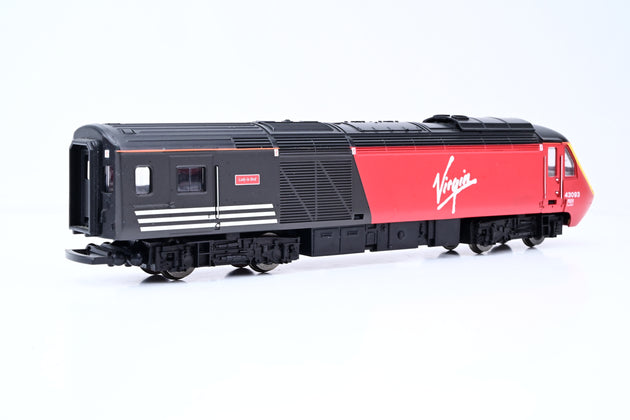 Hornby OO Gauge R2045 Virgin Black & Red Class 43 HST 4-Car Train Pack - Unboxed