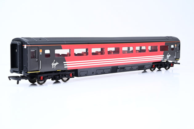 Hornby OO Gauge R2045 Virgin Black & Red Class 43 HST 4-Car Train Pack - Unboxed