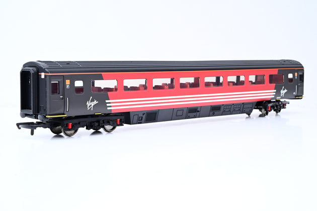 Hornby OO Gauge R2045 Virgin Black & Red Class 43 HST 4-Car Train Pack - Unboxed
