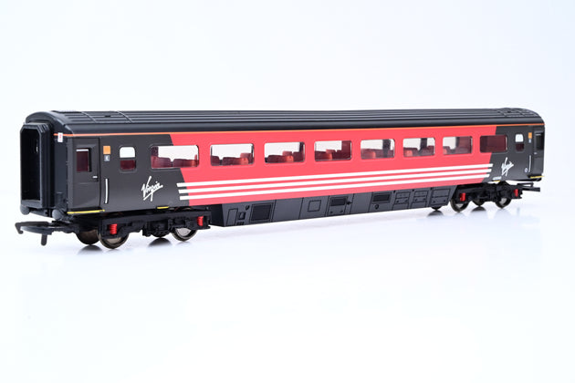 Hornby OO Gauge R2045 Virgin Black & Red Class 43 HST 4-Car Train Pack - Unboxed