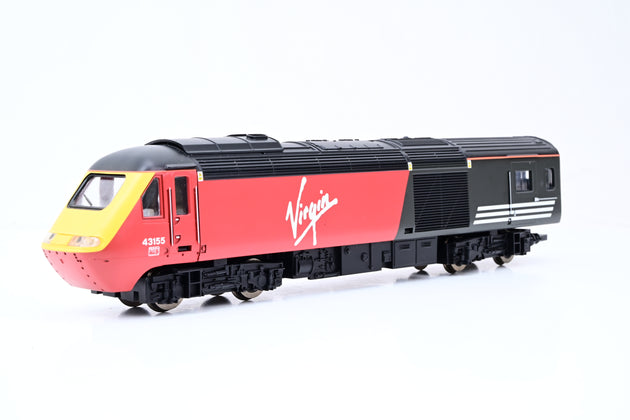 Hornby OO Gauge R1080 Virgin Black & Red 'Hornby Virgin Trains 125' Class 43 HST 4-Car Train Pack - Split from Set, Unboxed