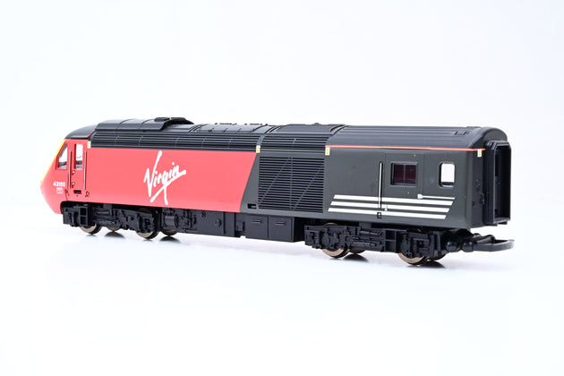 Hornby OO Gauge R1080 Virgin Black & Red 'Hornby Virgin Trains 125' Class 43 HST 4-Car Train Pack - Split from Set, Unboxed