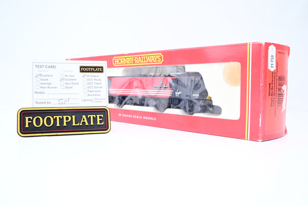 Hornby OO Gauge R2109B Virgin Black & Red Class 90 No.90015 'The International Brigades' - Boxed
