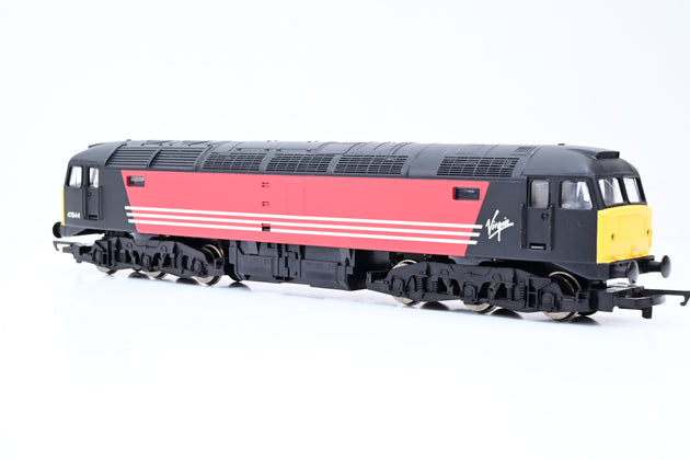 Hornby OO Gauge R2677 Virgin Black & Red Class 47 No.47844 - Railroad Edition, Unboxed