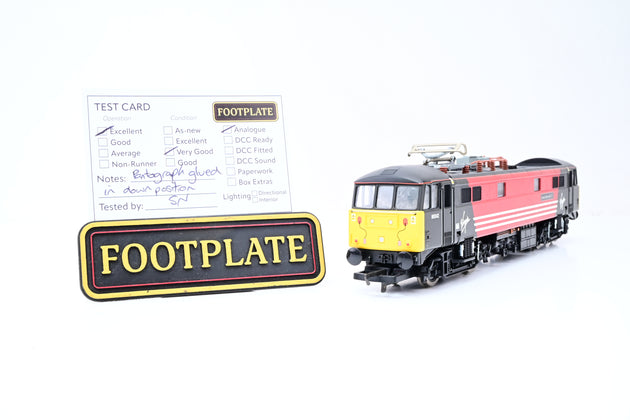 Hornby OO Gauge R2290A Virgin Black & Red Class 86 No.86242 'James Kennedy GC' - Unboxed