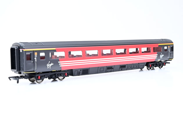 Hornby OO Gauge R4096G Virgin Black & Red Mk3 FO Open First Coach No.11028 - Unboxed