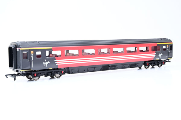 Hornby OO Gauge R4096G Virgin Black & Red Mk3 FO Open First Coach No.11028 - Unboxed