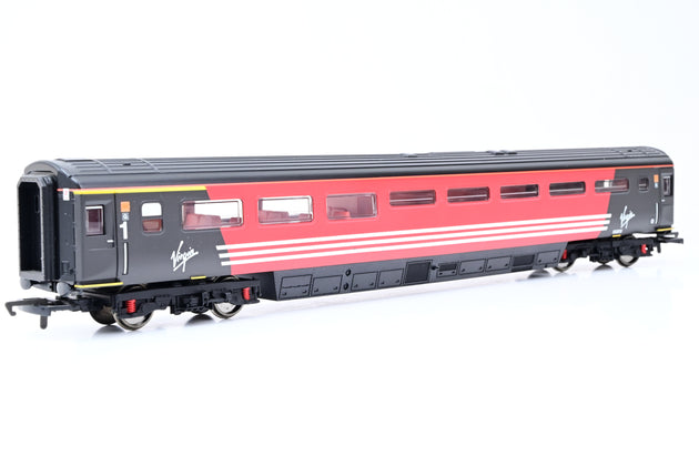 Hornby OO Gauge R4098C Virgin Black & Red Mk3 RFB Restaurant Buffet First Coach No.10205 - Unboxed