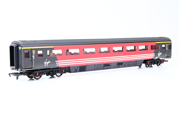 Hornby OO Gauge R4096C Virgin Black & Red Mk3A FO First Open Coach No.11026 - Unboxed