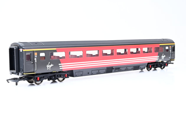 Hornby OO Gauge R4096C Virgin Black & Red Mk3A FO First Open Coach No.11026 - Unboxed