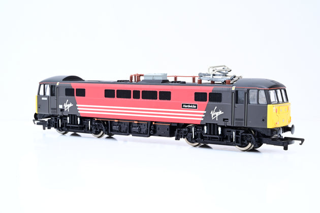 Hornby OO Gauge R2290B Virgin Black & Red Bo-Bo Class 86 No.86225 'Hardwicke' - Boxed