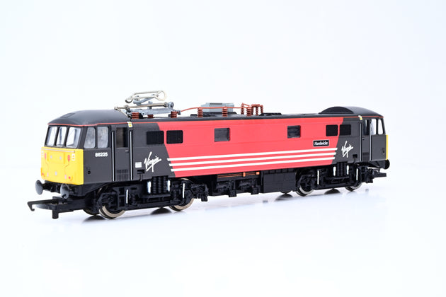 Hornby OO Gauge R2290B Virgin Black & Red Bo-Bo Class 86 No.86225 'Hardwicke' - Boxed