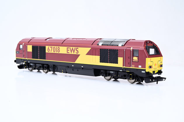 Hornby OO Gauge R2764 EWS Maroon & Gold Class 67 No.67018 'Rapid' - Unboxed