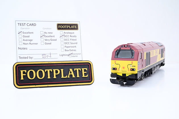 Hornby OO Gauge R2764 EWS Maroon & Gold Class 67 No.67018 'Rapid' - Unboxed