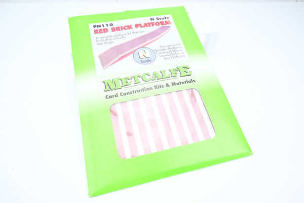 Metcalfe N Gauge PN110 Red Brick Platform Cardboard Kit - Unopened