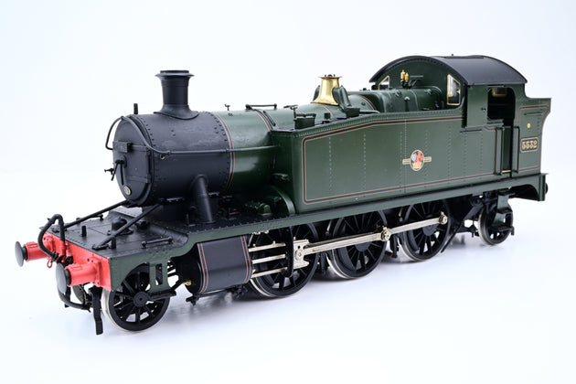 Masterpiece Models O Gauge GWR 4575 Class 2-6-2 BR Lined Late Crest No.5532 - Boxed