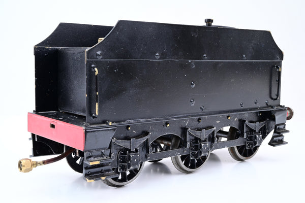 Gauge 1 Gauge Live Steam Fowler 3500 Gallon Tender Black Un-lettered - Unboxed