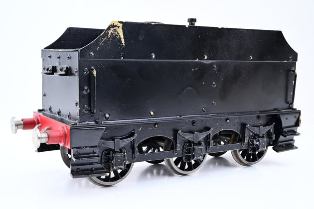 Gauge 1 Gauge Live Steam Fowler 3500 Gallon Tender Black Un-lettered - Unboxed
