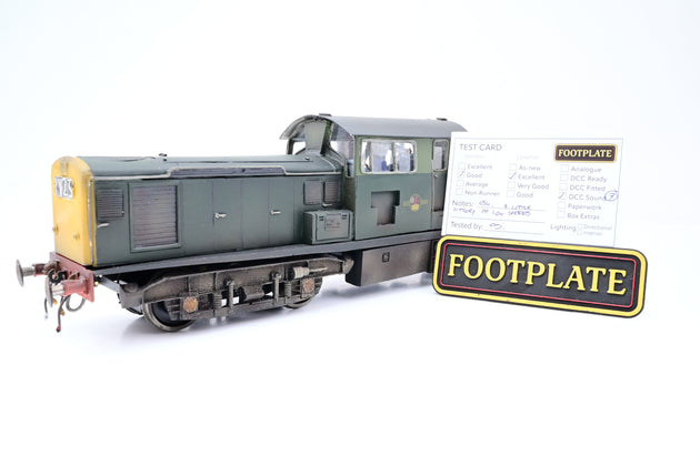 Kit Built O Gauge BR Green Late Crest Class 17 Clayton No.D8612 - DCC Sound