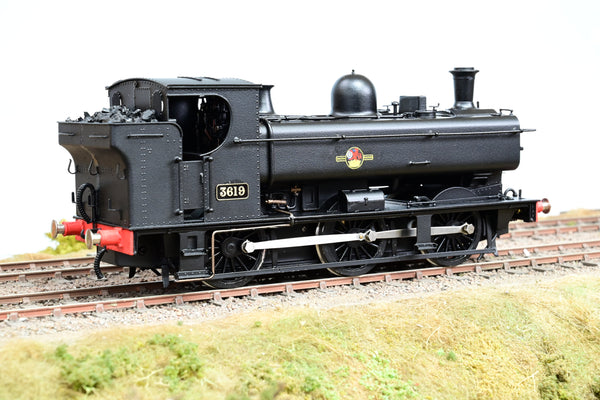 Sancheng O Gauge BR Black Late Crest 0-6-0 Class 57xx Pannier Tank No.3619 - DCC Fitted