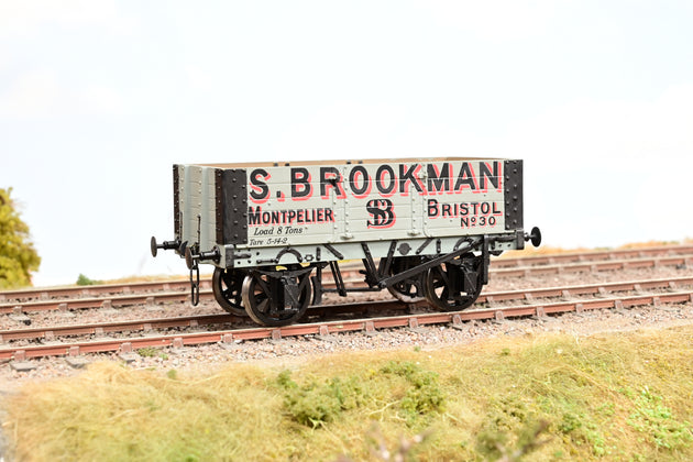 Kit Built O Gauge 'S. Brookman' 5-Plank Open Wagon No.30 - Boxed