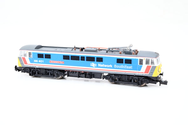 Dapol N Gauge ND-099M Network SouthEast Class 86 No.86401 'Northampton Town' - Boxed