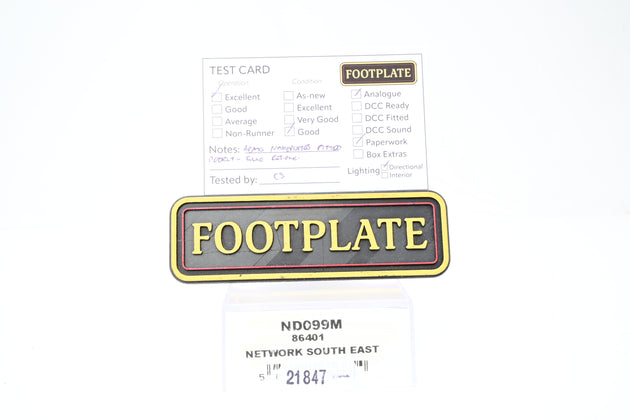 Dapol N Gauge ND-099M Network SouthEast Class 86 No.86401 'Northampton Town' - Boxed
