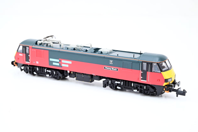 Graham Farish N Gauge 371-782 Rail Express Systems (RES) Class 90/0 No.90019 'Penny Black' - Boxed