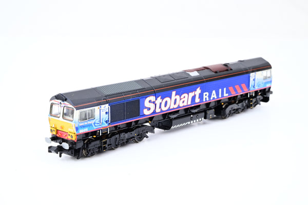 Graham Farish N Gauge 371-391 DRS / Eddie Stobart Rail Class 66/9 No.66411 'Eddie the Engine' - Boxed