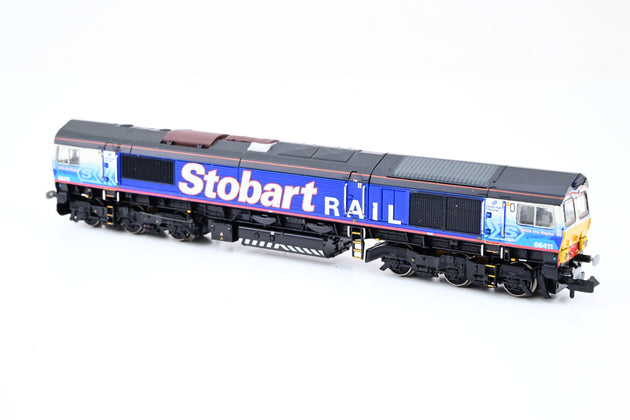 Graham Farish N Gauge 371-391 DRS / Eddie Stobart Rail Class 66/9 No.66411 'Eddie the Engine' - Boxed