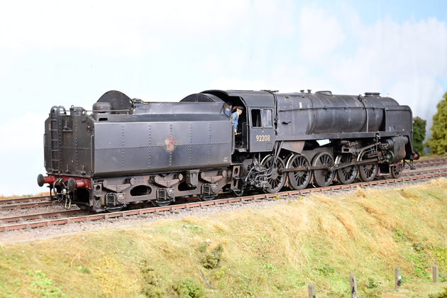 Kit Built O Gauge BR Black Class 9F No.92208 - Weathered