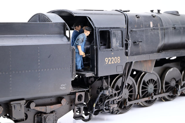 Kit Built O Gauge BR Black Class 9F No.92208 - Weathered