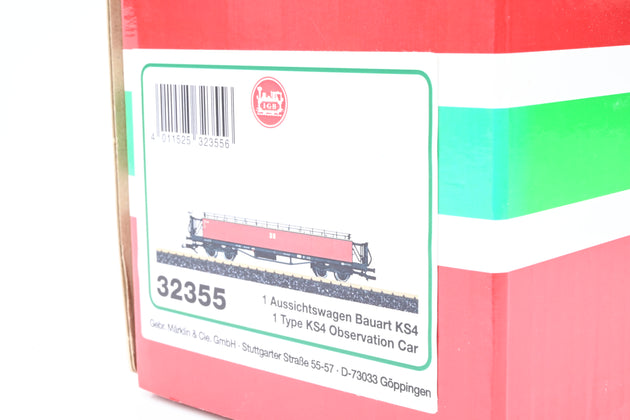 LGB G Gauge 32355 DR Observation Wagon No.970-465v- Boxed