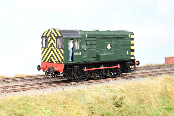 Dapol O Gauge 7D-008-008 BR Green Class 08 Diesel No.D3305 - Boxed