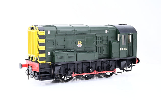 Dapol O Gauge 7D-008-008 BR Green Class 08 Diesel No.D3305 - Boxed