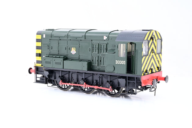 Dapol O Gauge 7D-008-008 BR Green Class 08 Diesel No.D3305 - Boxed