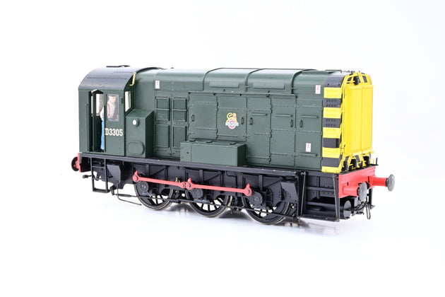 Dapol O Gauge 7D-008-008 BR Green Class 08 Diesel No.D3305 - Boxed