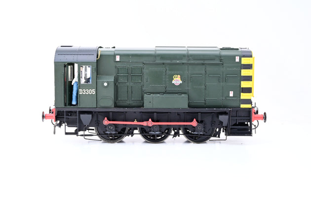 Dapol O Gauge 7D-008-008 BR Green Class 08 Diesel No.D3305 - Boxed