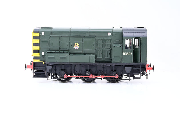 Dapol O Gauge 7D-008-008 BR Green Class 08 Diesel No.D3305 - Boxed