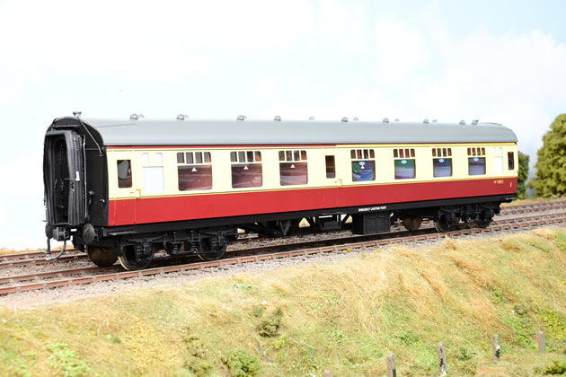 Darstaed O Gauge BR Crimson & Cream Mk1 CK Corridor Composite Coach No.M15002 - Boxed