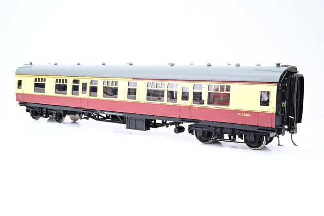 Darstaed O Gauge BR Crimson & Cream Mk1 CK Corridor Composite Coach No.M15002 - Boxed