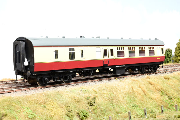 Darstaed O Gauge BR Crimson & Cream Mk1 BSK Brake Corridor Second Coach No.M34000 - Boxed