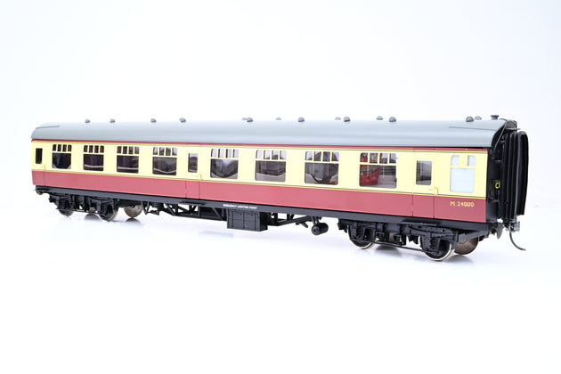 Darstaed O Gauge BR Crimson & Cream Mk1 SK Corridor Second Coach No.M24000 - Boxed