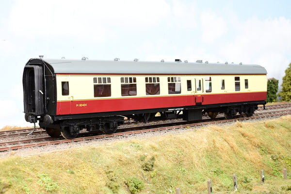 Darstaed O Gauge BR Crimson & Cream Mk1 BSK Brake Corridor Second Coach No.M80404 - Boxed