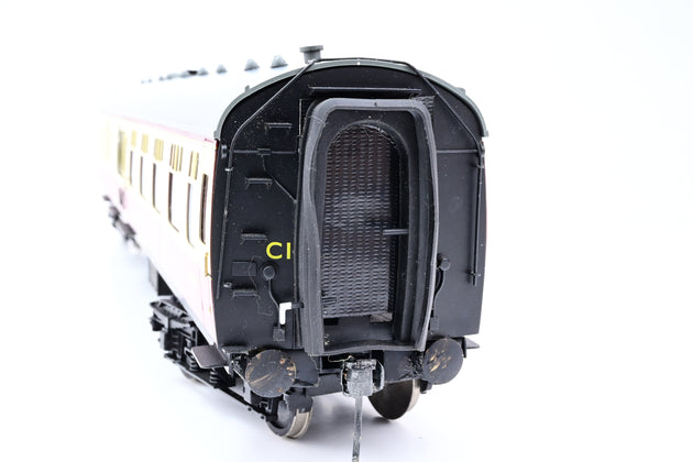 Darstaed O Gauge BR Crimson & Cream Mk1 BSK Brake Corridor Second Coach No.M80404 - Boxed