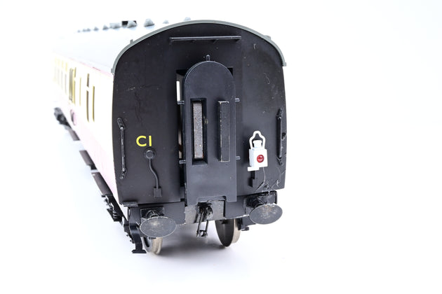 Darstaed O Gauge BR Crimson & Cream Mk1 BSK Brake Corridor Second Coach No.M80404 - Boxed