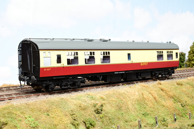 Darstaed O Gauge BR Crimson & Cream Mk1 RMB Restaurant Buffet Coach No.M1817 - Boxed