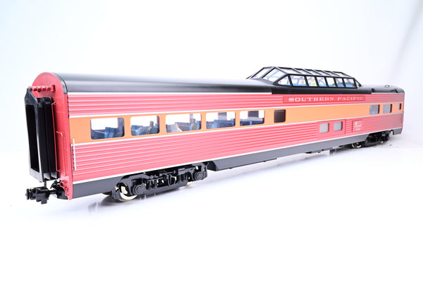 USA Trains G Gauge R31097 SP "Daylight Limited" Vista Dome Coach #2, Red/Orange - Boxed